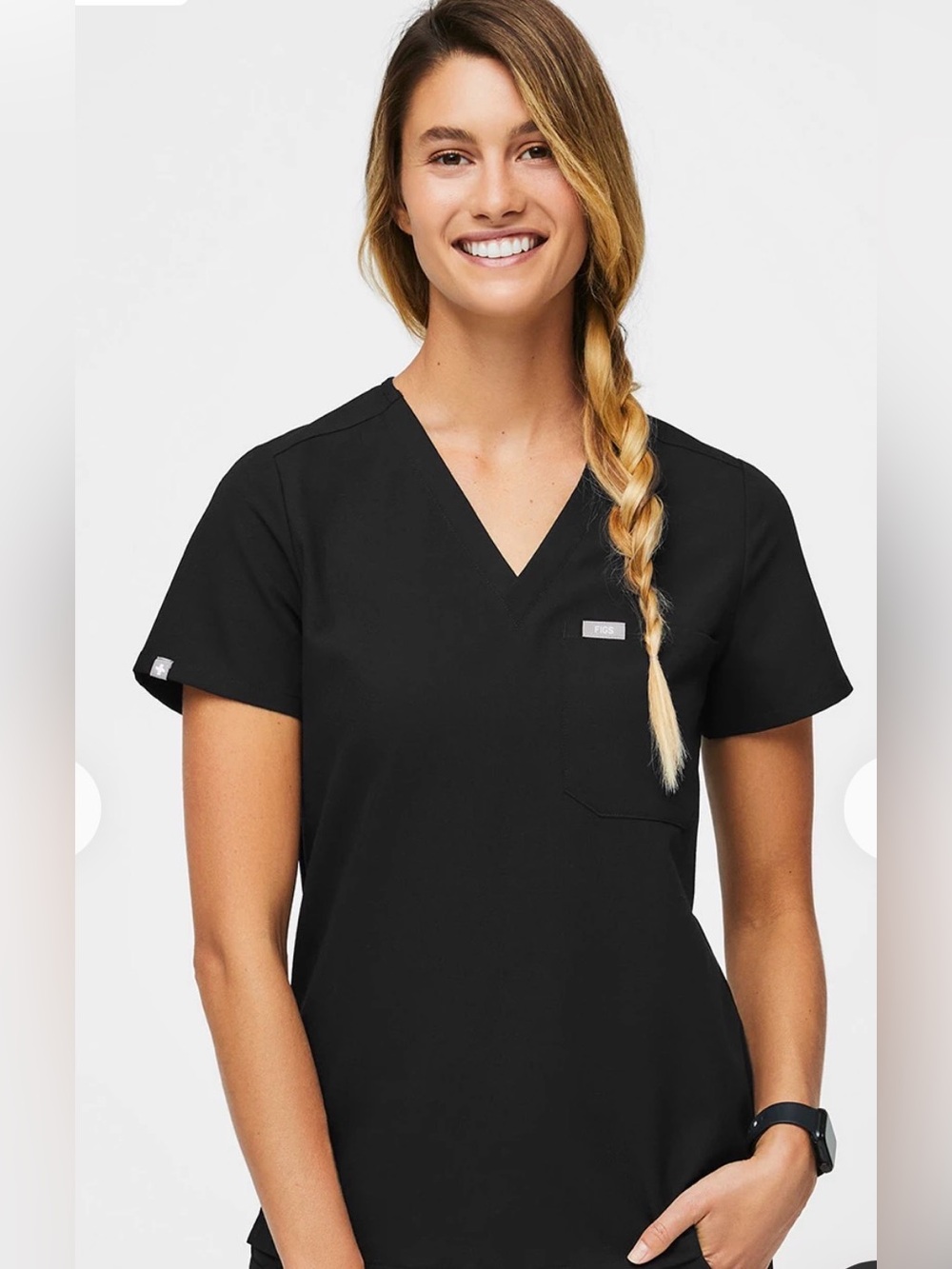 FIGS Women's Catarina One-Pocket Scrub Top